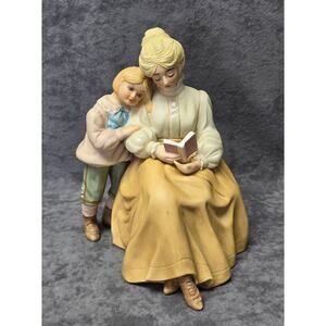 Schmid Mom & Daughter Musical Figurine Singing CLOSE TO YOU 90's Music Box Decor